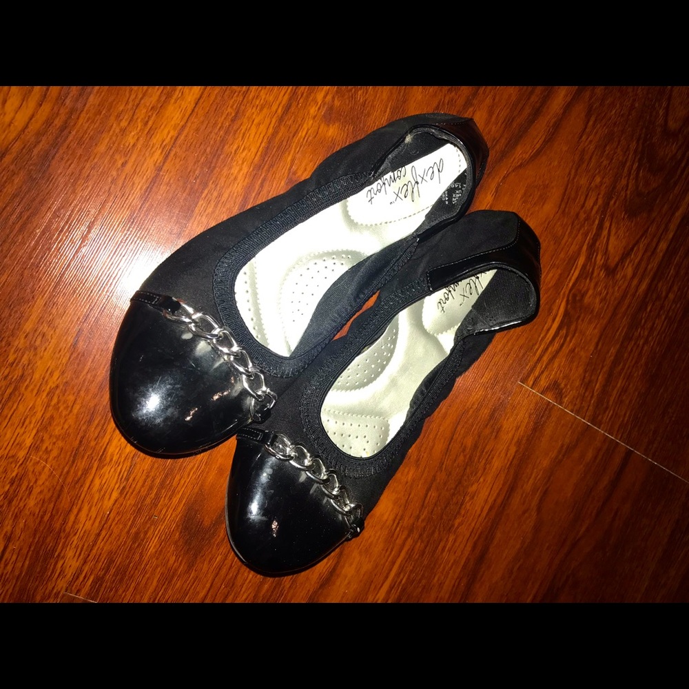 Dexflex comfort memory foam business flats